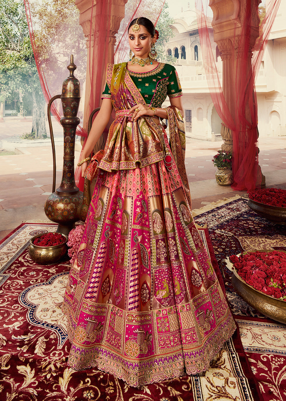 Bridal Indian Designer Lehenga Choli With Embroidery Work Wedding Lehengas  Choli Party Wear Lahengas Choli Indian Women,lahenga Dresses -  UK
