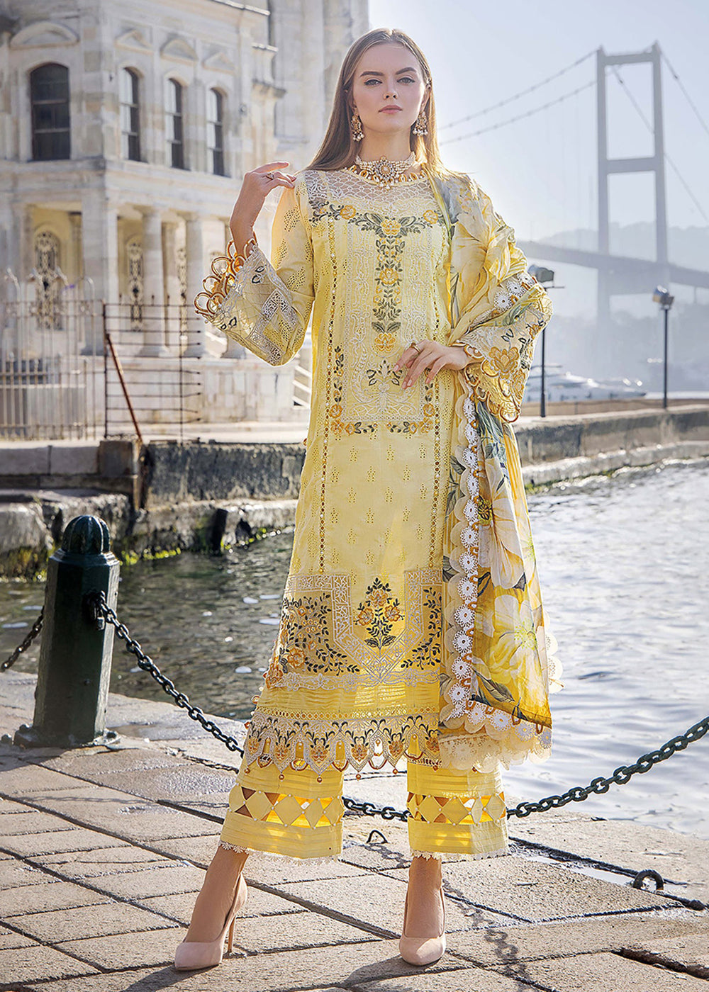 Buy Adan's Libas Embroidered Lawn 2024 by Irha Zia 5552