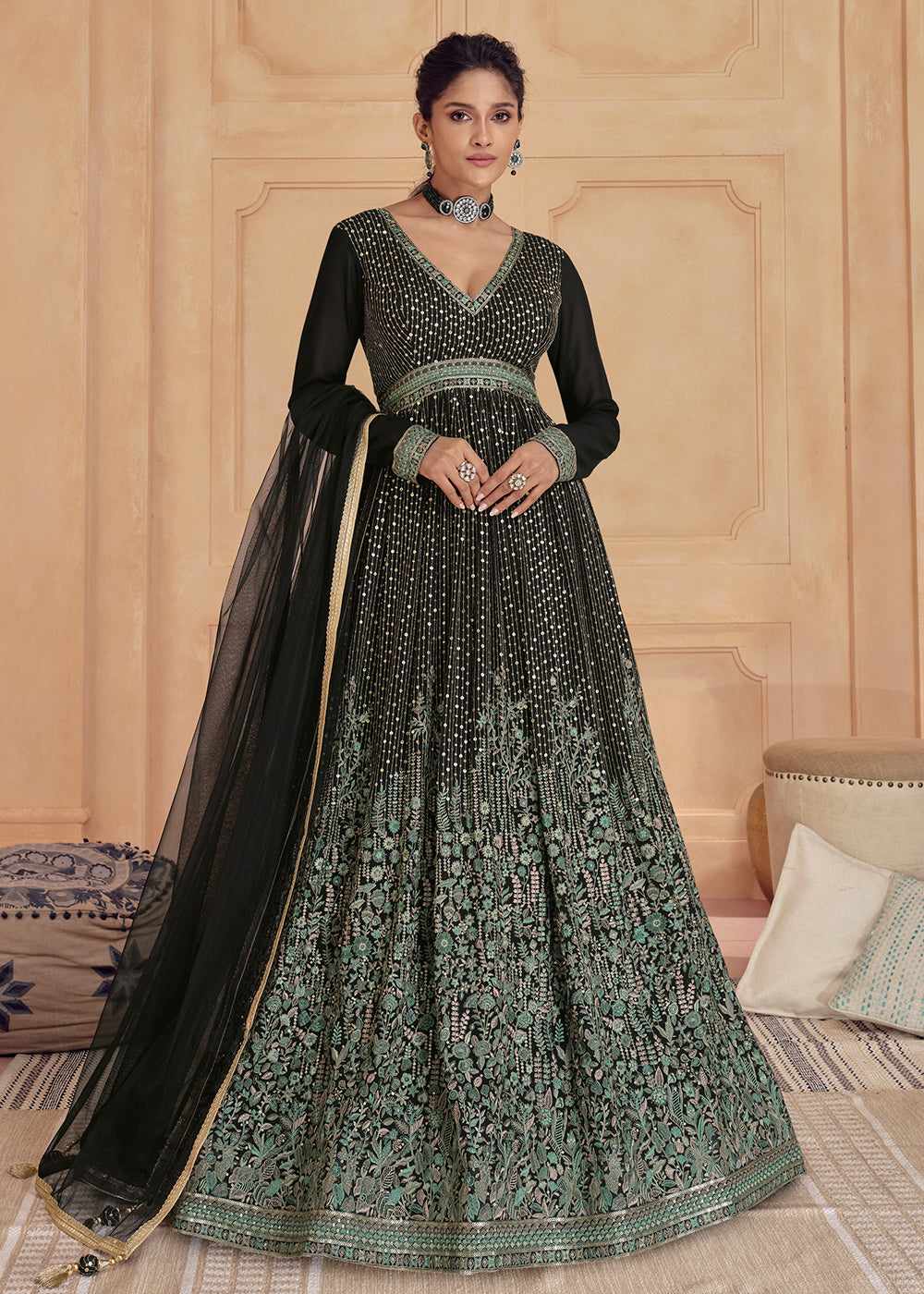 Anarkali gown online shopping hotsell