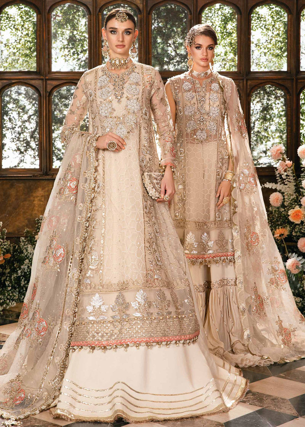 Buy Unstitched Mbroidered Wedding Formals 2024 by Maria B BD
