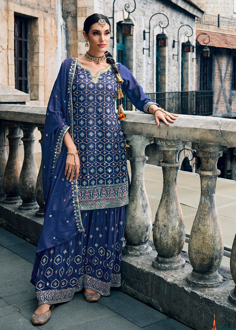 patiyala dress design Wedding Wear Designer Heavy Punjabi Patiala Dhoti Suits Stitched Patiyala Dress