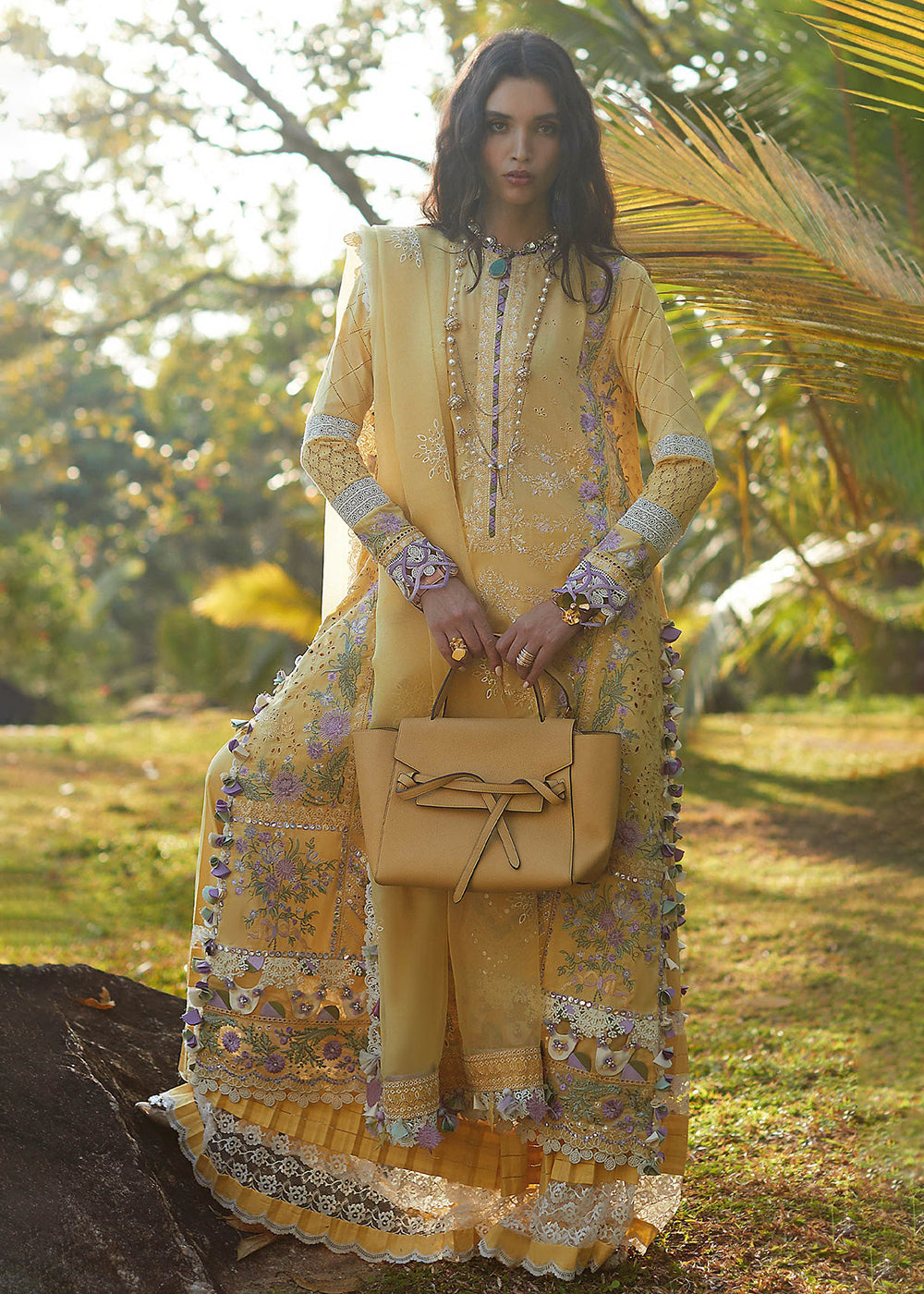 Yellow Lawn Suit - Elan - Luxury Lawn '23 - IRA-EL23-01B Yellow Lawn Suit - Elan - Luxury Lawn '23 - IRA-EL23-01B
