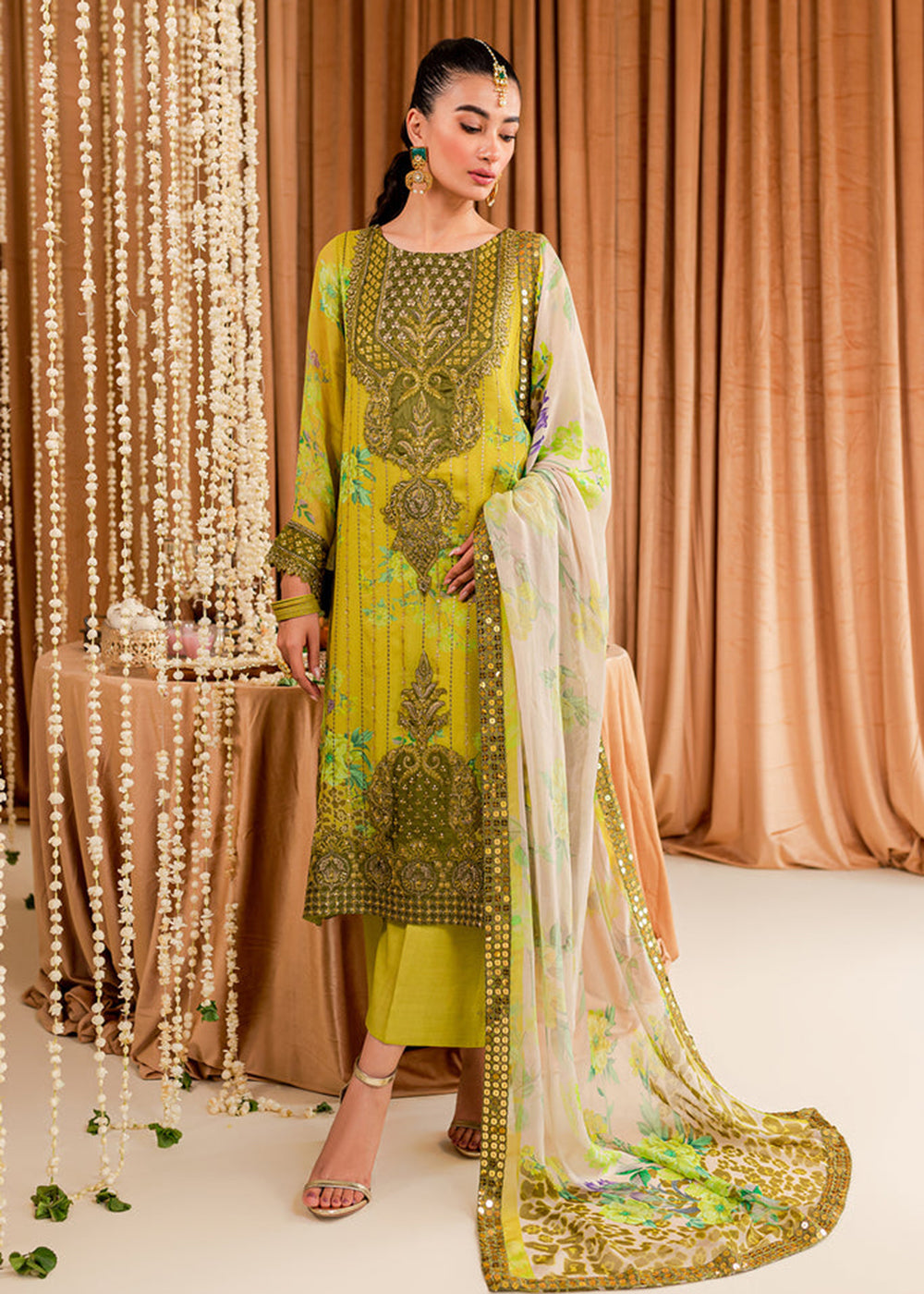 charizma green dress Charizma Melody Pakistani Printed Lawn Dress main image 1