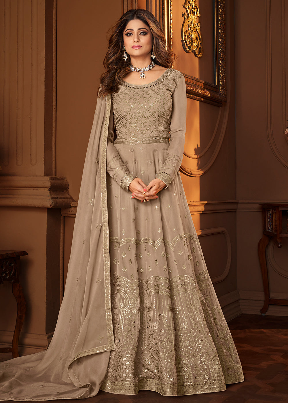 beige indian dress Beige Dress | Pakistani Indian Desi Women's Wear | Formal Wear | Party Wear | Bridal | Made to Order | New Collection