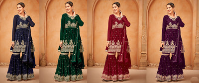Pakistani/Indian Gharara Suits for Eid Festival 2023