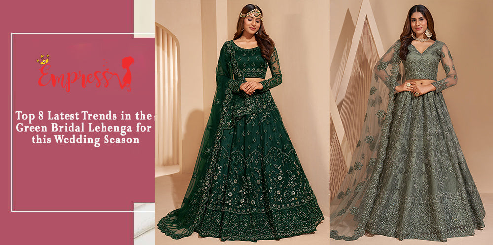 Top 8 Latest Trends in the Green Bridal Lehenga for this Wedding Season