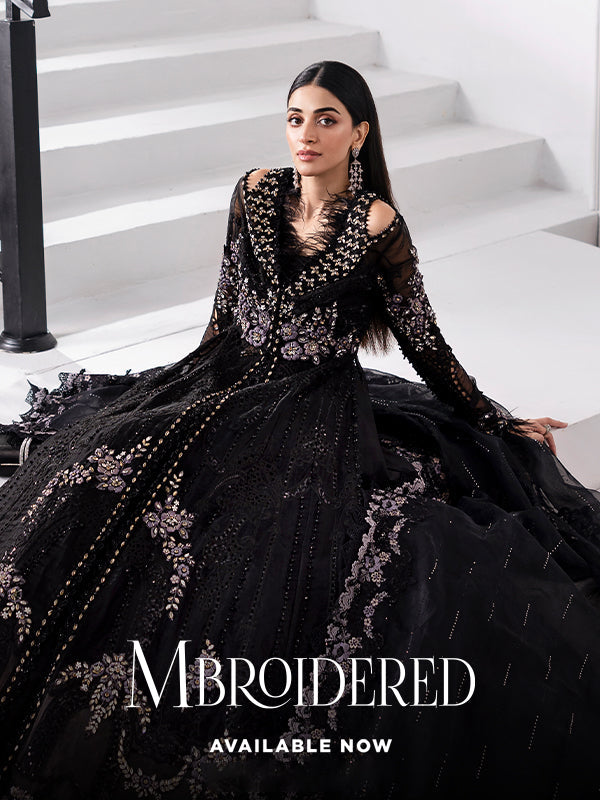 Buy Now Unstitched Mbroidered Edition '25 by Maria B Online in USA, UK, Canada, France, Italy, Germany, Australia, Austria, UAE & Worldwide at Empress Clothing.