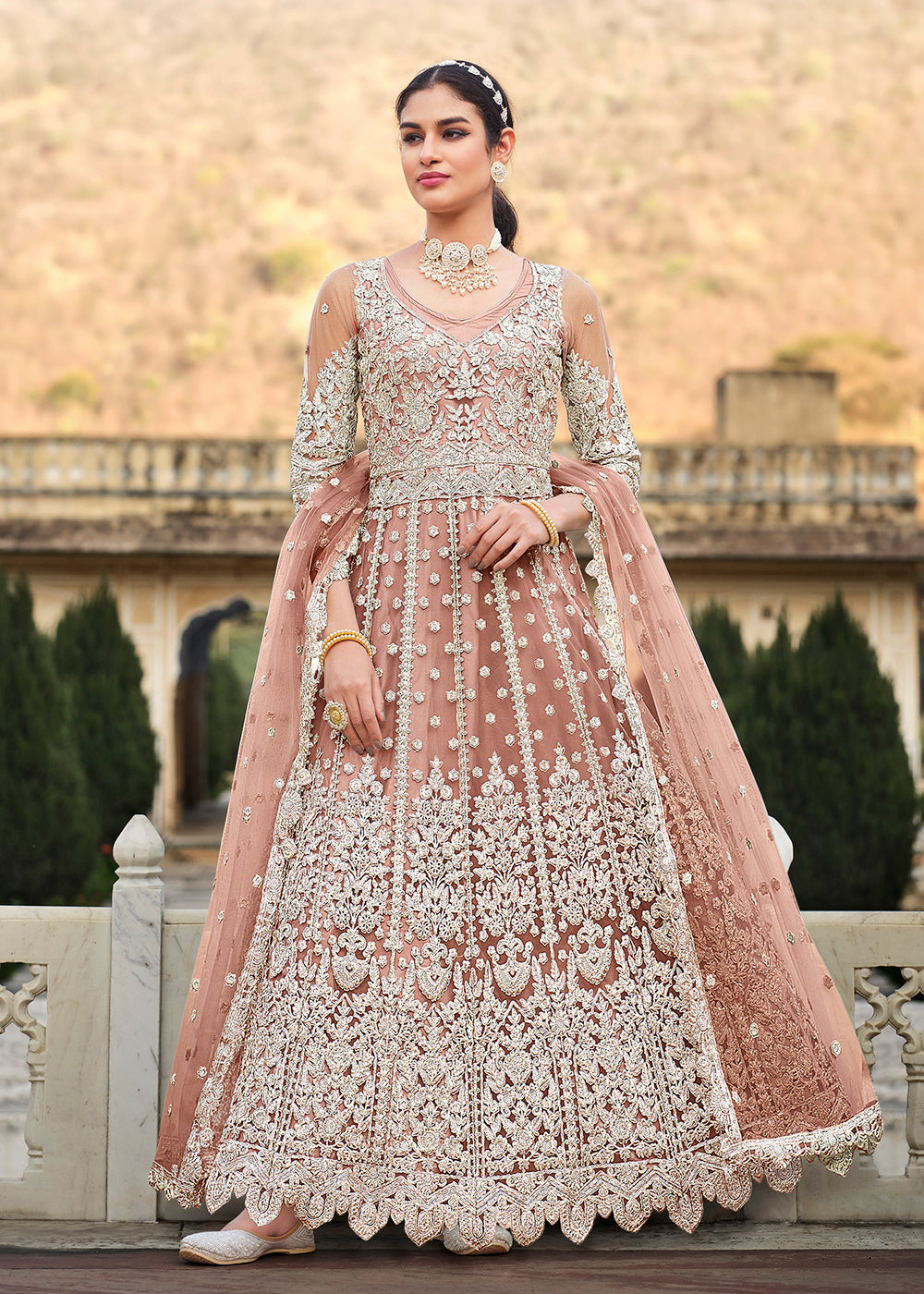 Buy Latest Designer Anarkali Suits Online in USA for Women - Empress