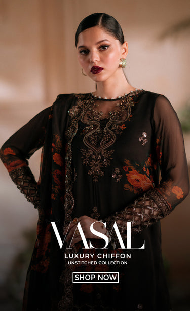 Buy Now Vasal Luxury Chiffon Collection '24 by House of Charizma Online at Empress Online in USA, UK, Canada & Worldwide at Empress Clothing.