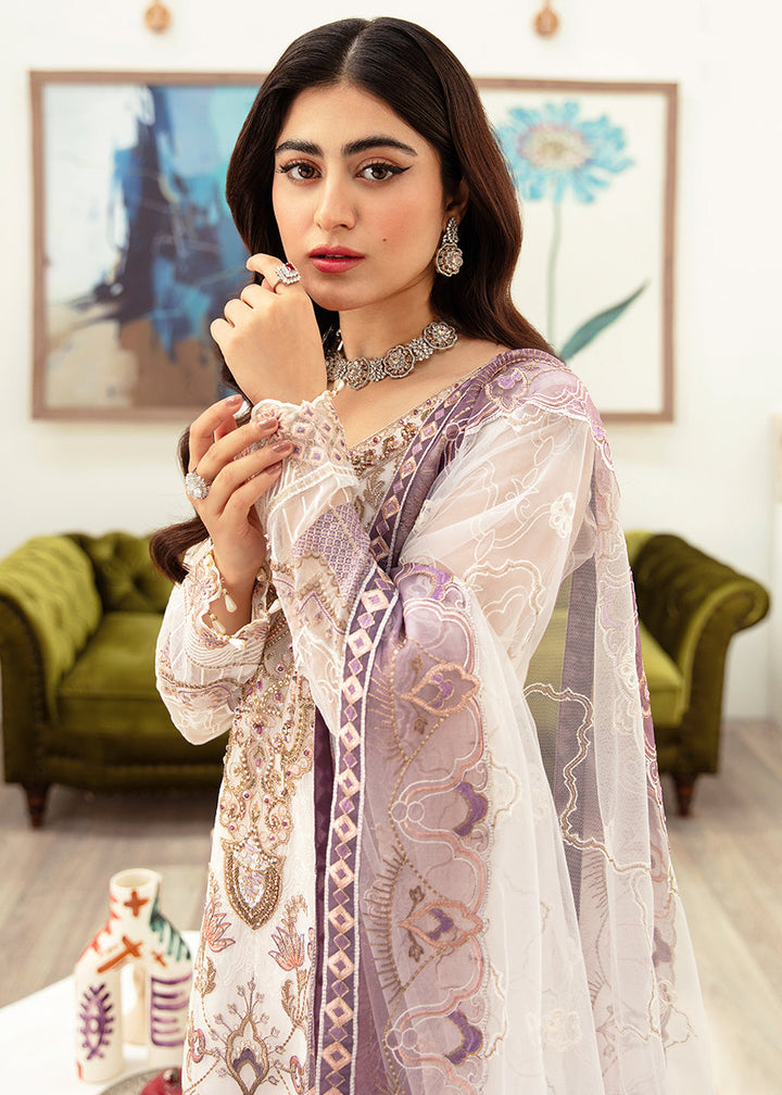 Buy Now Minhal Organza Collection Vol 10 by Ramsha | M-1002 Online in USA, UK, Canada & Worldwide at Empress Clothing. 