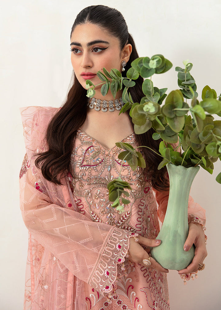 Buy Now Minhal Organza Collection Vol 10 by Ramsha | M-1007 Online in USA, UK, Canada & Worldwide at Empress Clothing. 