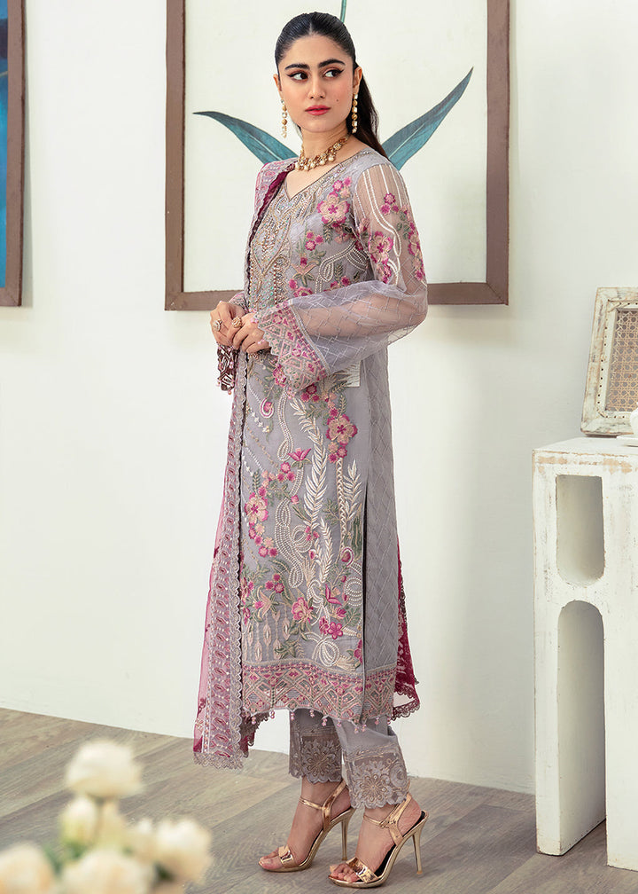 Buy Now Minhal Organza Collection Vol 10 by Ramsha | M-1008 Online in USA, UK, Canada & Worldwide at Empress Clothing. 