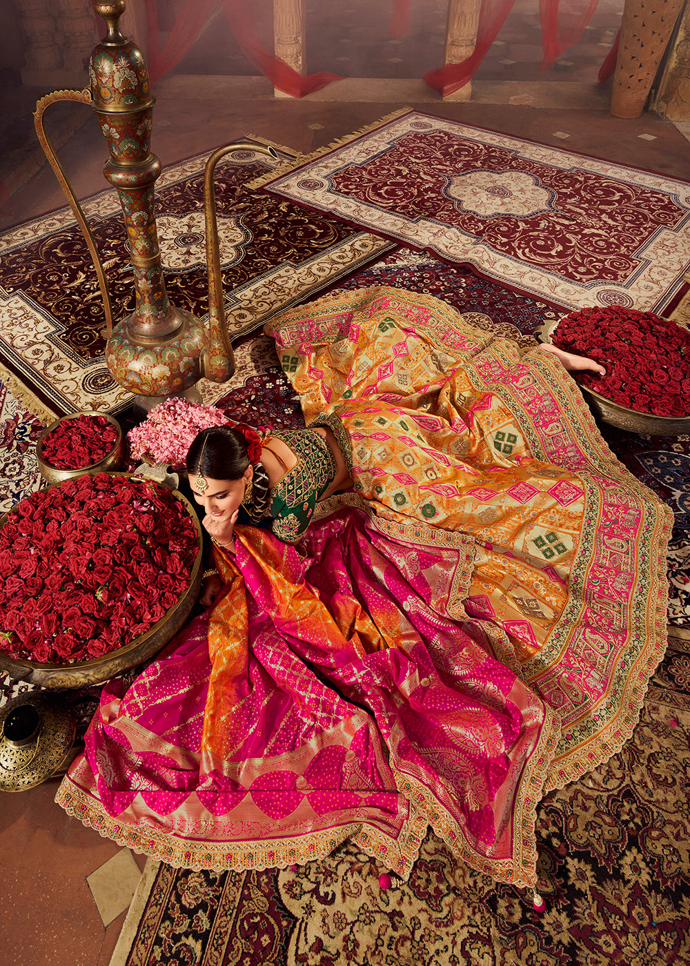 Mehendi Wedding Lehenga, Size: Free Size at Rs 3899 in Pune | ID:  2851947991148
