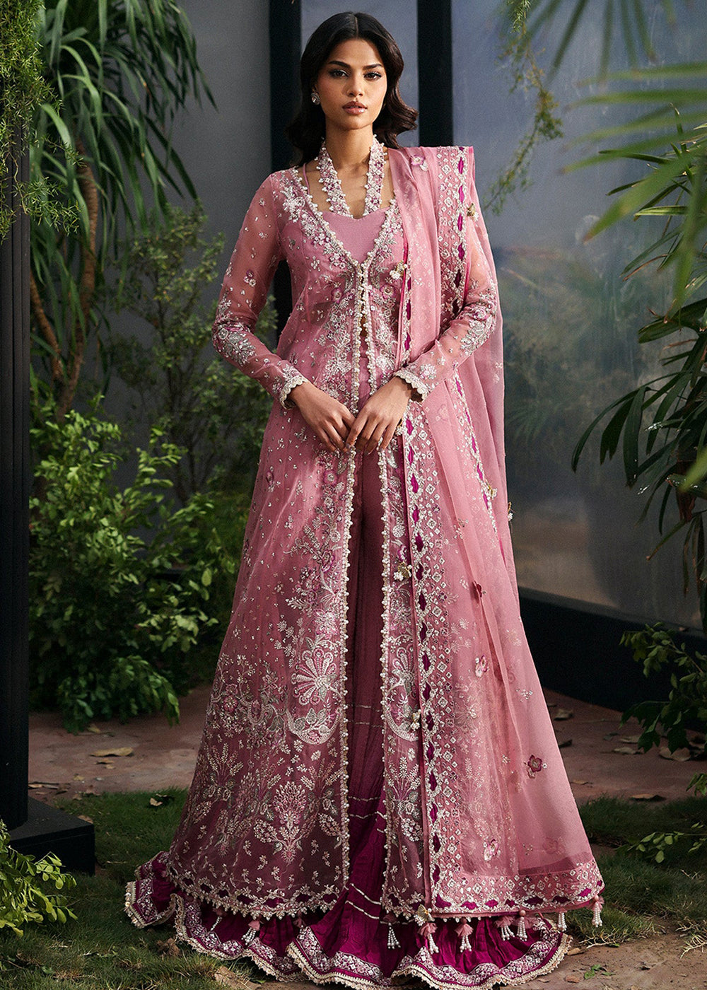 Buy Now La Fuchsia Luxury Formals '25 by Afrozeh | Seraira Online in US, UK, Canada, Germany, Italy, Austria, France, Singapore, UAE & Worldwide at Empress.