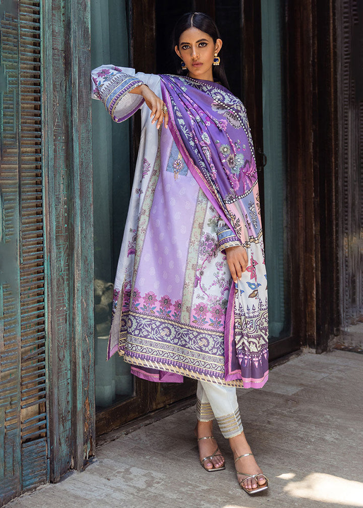 Buy Now Nirvana Unstitched Silk Edit '24 by Mushq | Viola Online at Empress Online in USA, UK, Canada & Worldwide at Empress Clothing. 