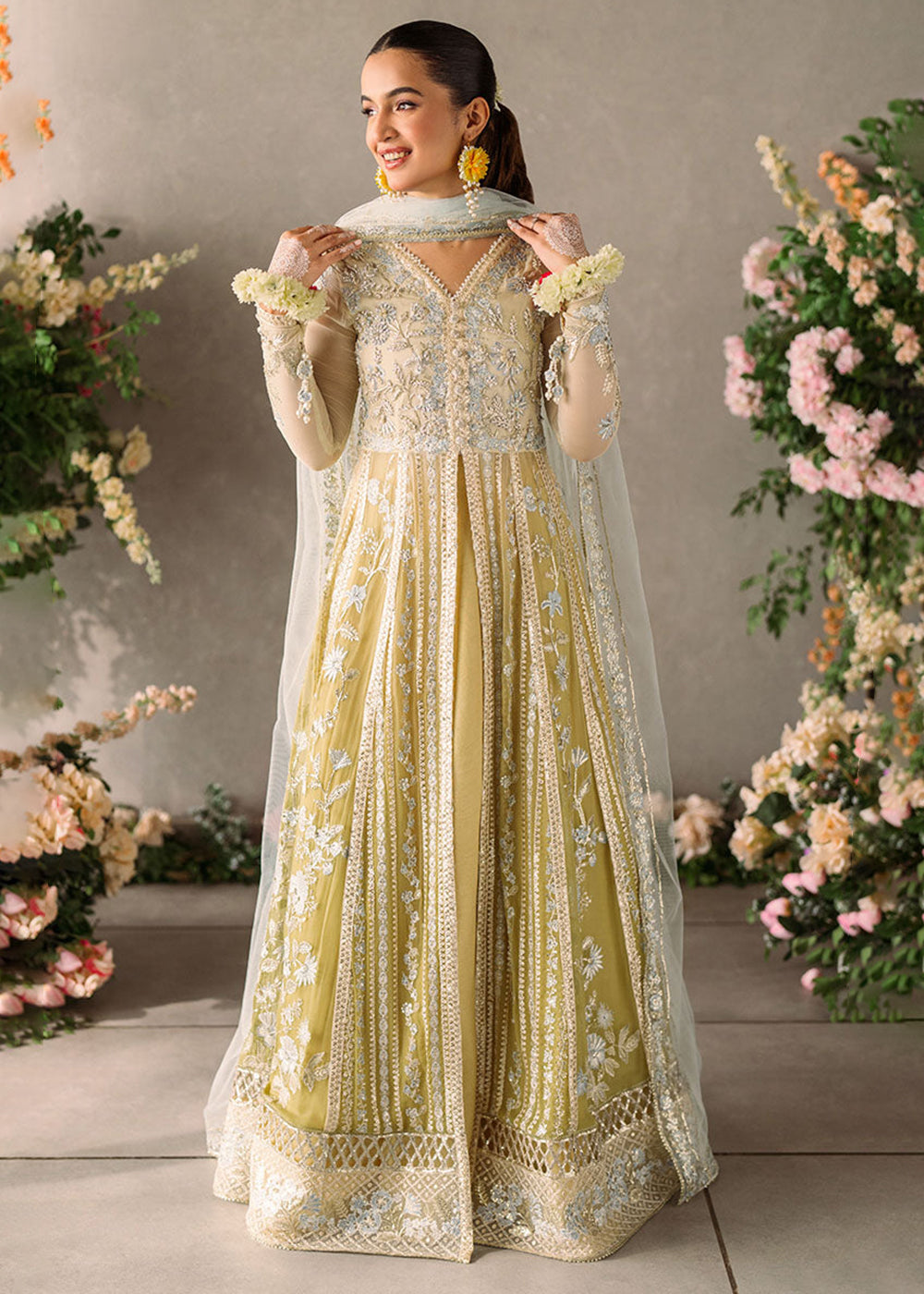 Buy Now Mastani Evening Luxury Chiffon '24 by Mushq | Hira Online at Empress Online in USA, Italy, Canada & Worldwide at Empress Clothing.