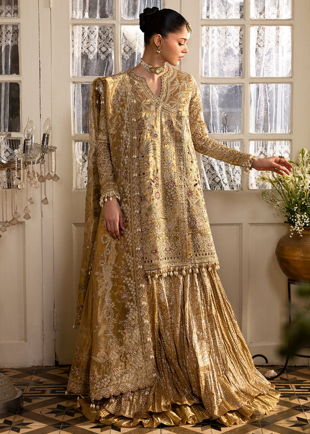 Buy Now Dastangoi Wedding Formals '25 by Afrozeh | Goldveil Online in USA, UK, Canada, Greece, Germany, Ireland, Italy, UAE, Qatar & Worldwide at Empress.