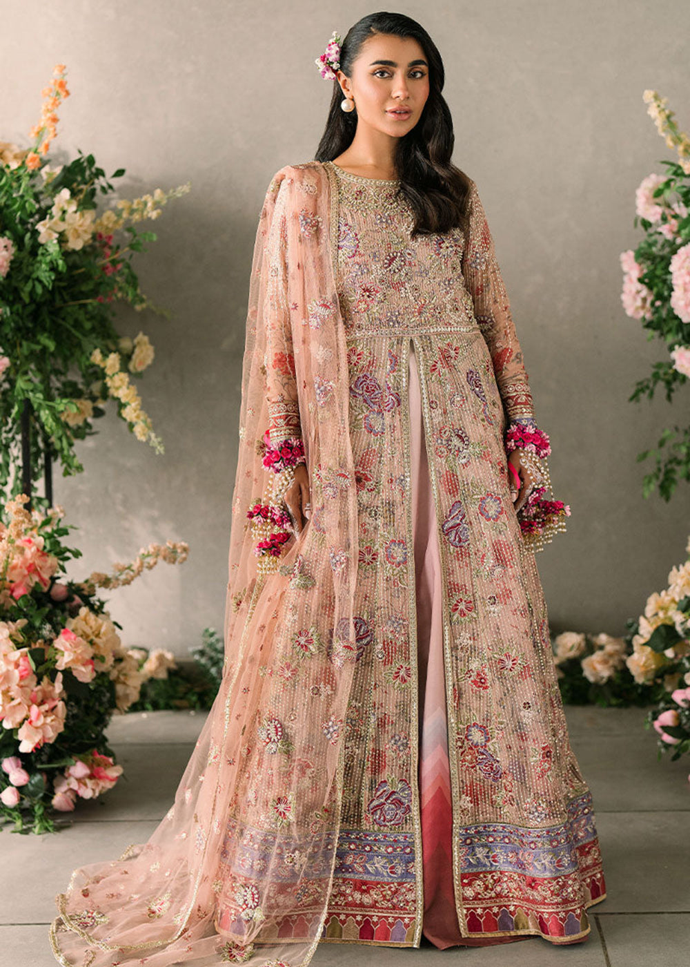 Buy Now Mastani Evening Luxury Chiffon '24 by Mushq | Sona Online at Empress Online in USA, Italy, Canada & Worldwide at Empress Clothing.