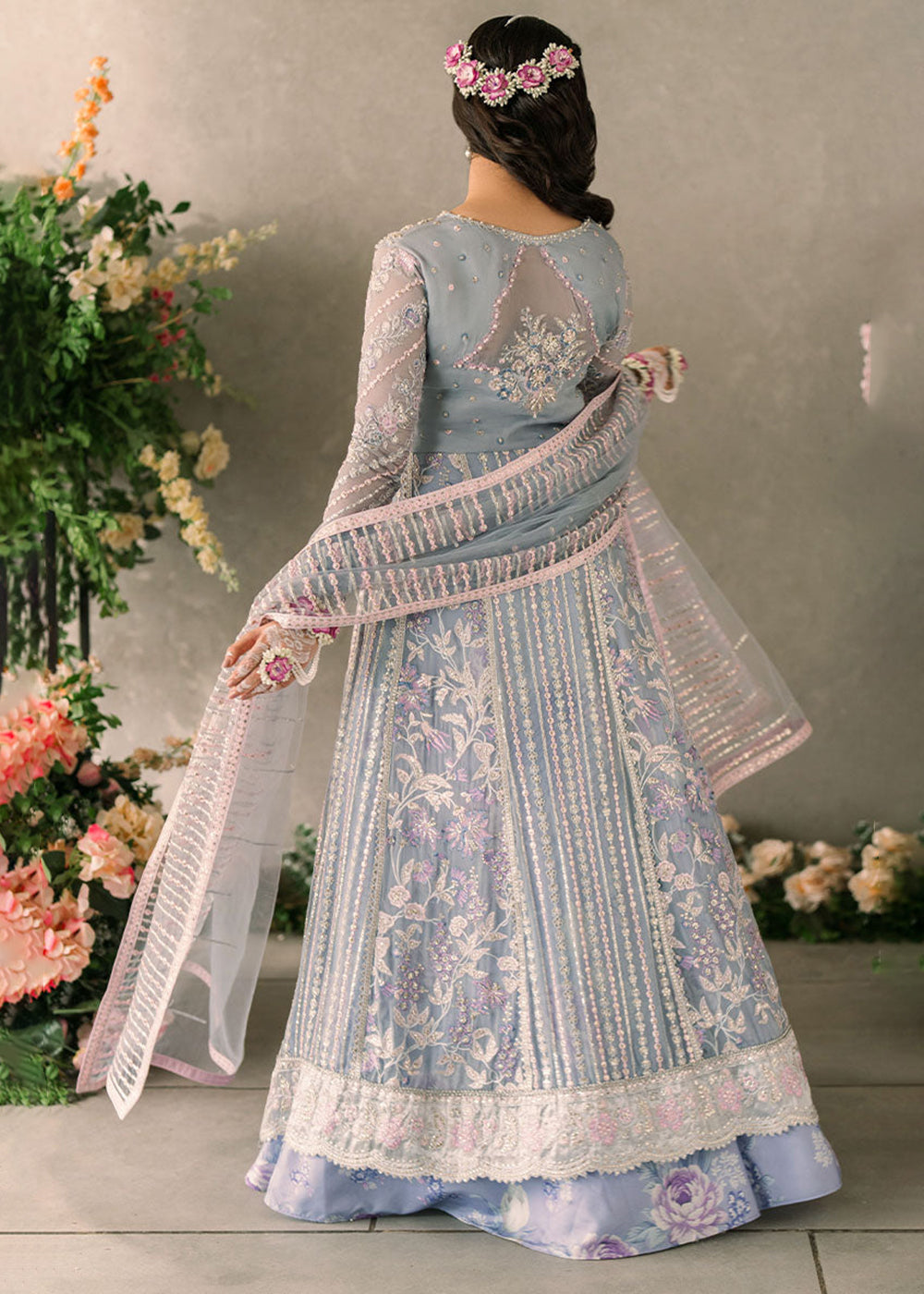 Buy Now Mastani Evening Luxury Chiffon '24 by Mushq | Ezza Online at Empress Online in USA, UK, France, UAE, Canada & Worldwide at Empress Clothing.