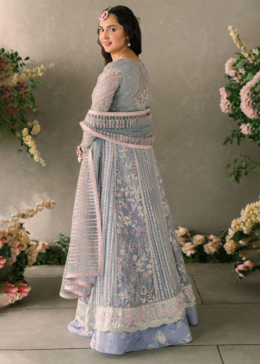 Buy Now Mastani Evening Luxury Chiffon '24 by Mushq | Ezza Online at Empress Online in USA, UK, France, UAE, Canada & Worldwide at Empress Clothing.