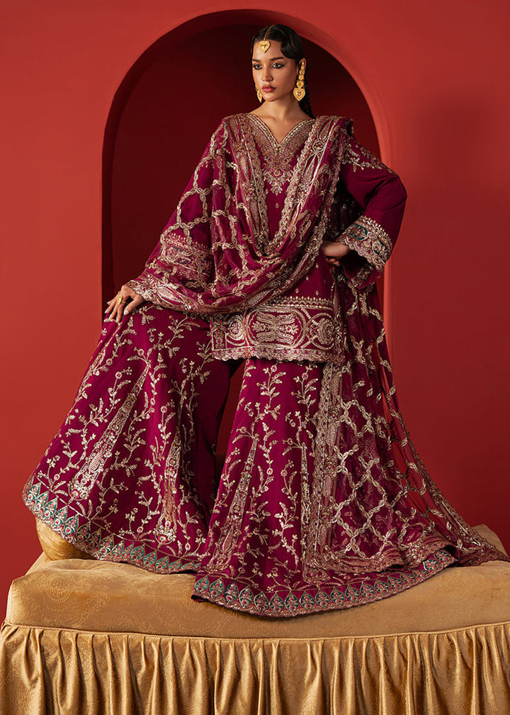 Buy Now Divani The Silk Wedding Edit '25 by Afrozeh | Shamal Online in USA, UK, Canada, France, Italy, Germany, Greece, Sweden, UAE & Worldwide at Empress.