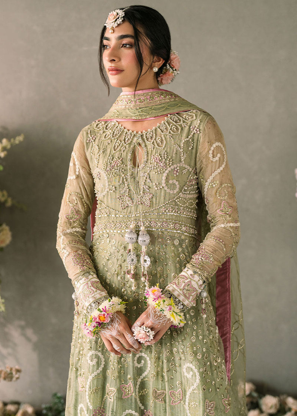 Buy Now Mastani Evening Luxury Chiffon '24 by Mushq | Namar Online at Empress Online in USA, UK, France, UAE, Canada & Worldwide at Empress Clothing.