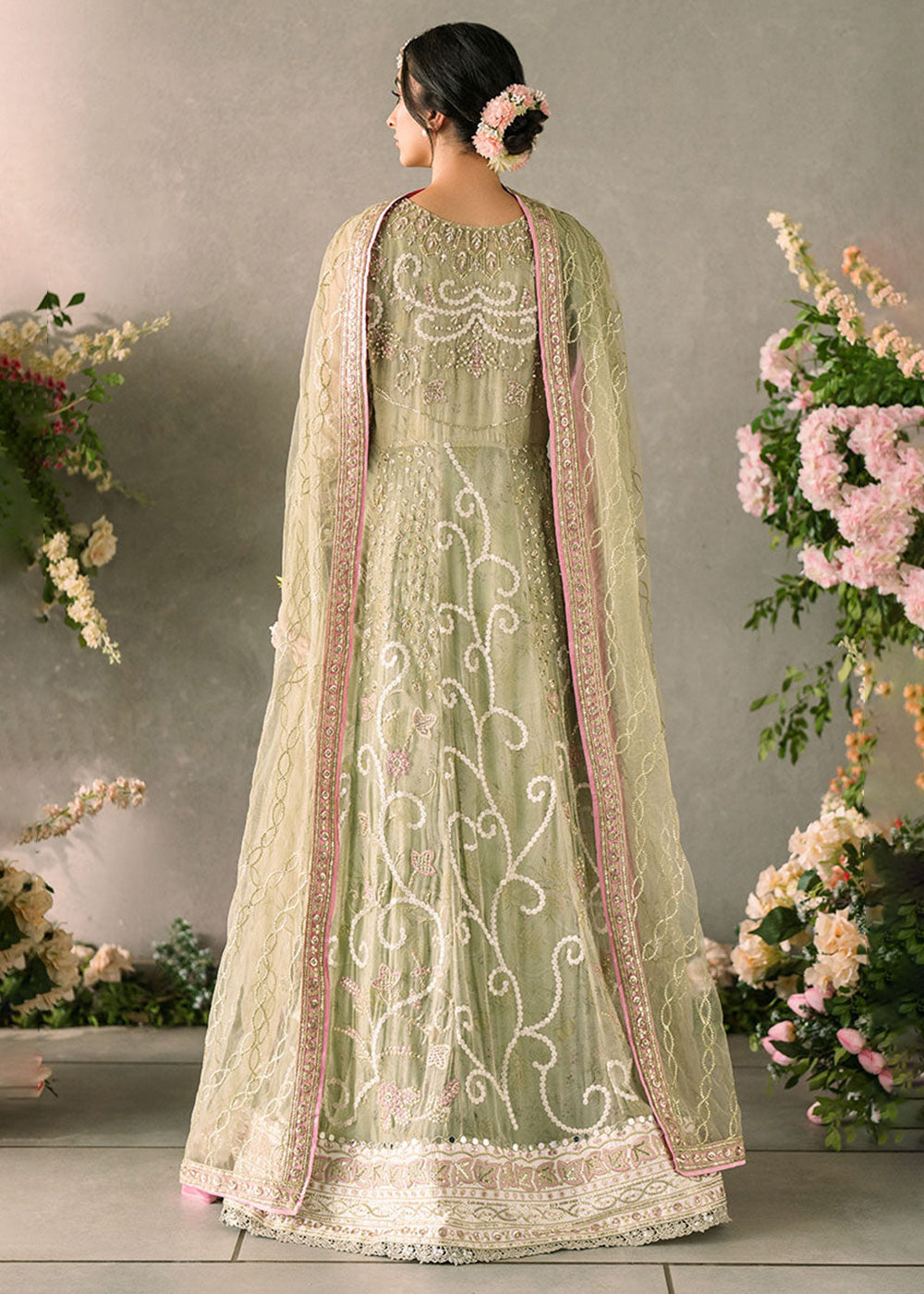 Buy Now Mastani Evening Luxury Chiffon '24 by Mushq | Namar Online at Empress Online in USA, UK, France, UAE, Canada & Worldwide at Empress Clothing.