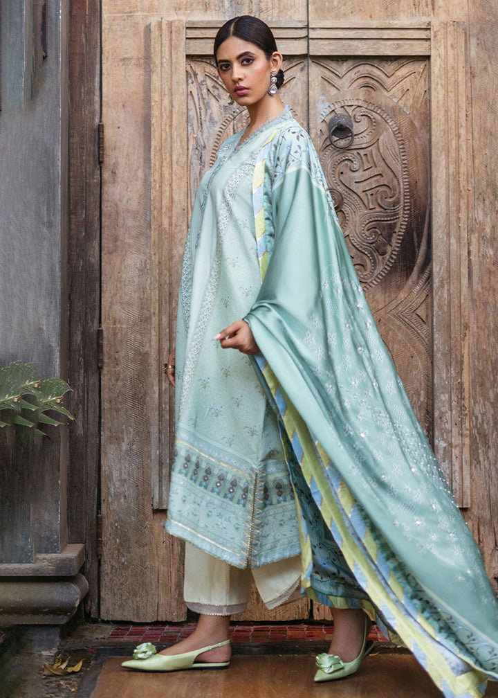 Buy Now Nirvana Unstitched Silk Edit '24 by Mushq | Cerulean Online at Empress Online in USA, UK, Canada & Worldwide at Empress Clothing.