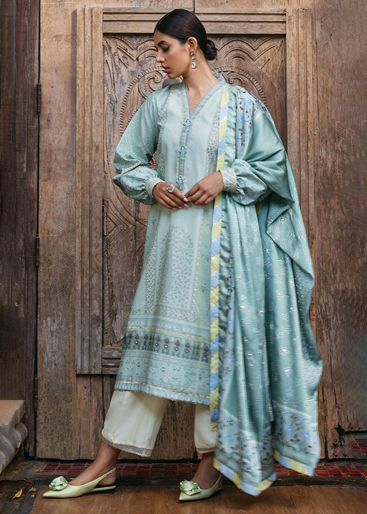 Buy Now Nirvana Unstitched Silk Edit '24 by Mushq | Cerulean Online at Empress Online in USA, UK, Canada & Worldwide at Empress Clothing.