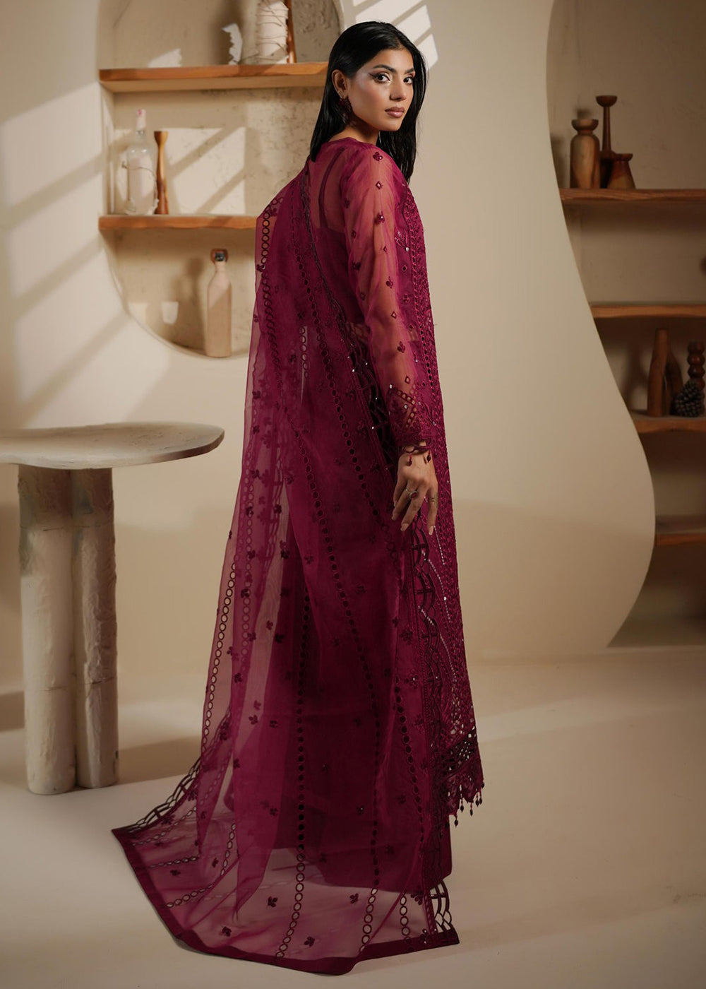 Buy Now Noir Luxe Formals '25 by Maryam's | IRELEEN - 1401 Online in USA, UK, Canada, Greece, Germany, Ireland, Italy, Greece, Sweden & Worldwide at Empress.