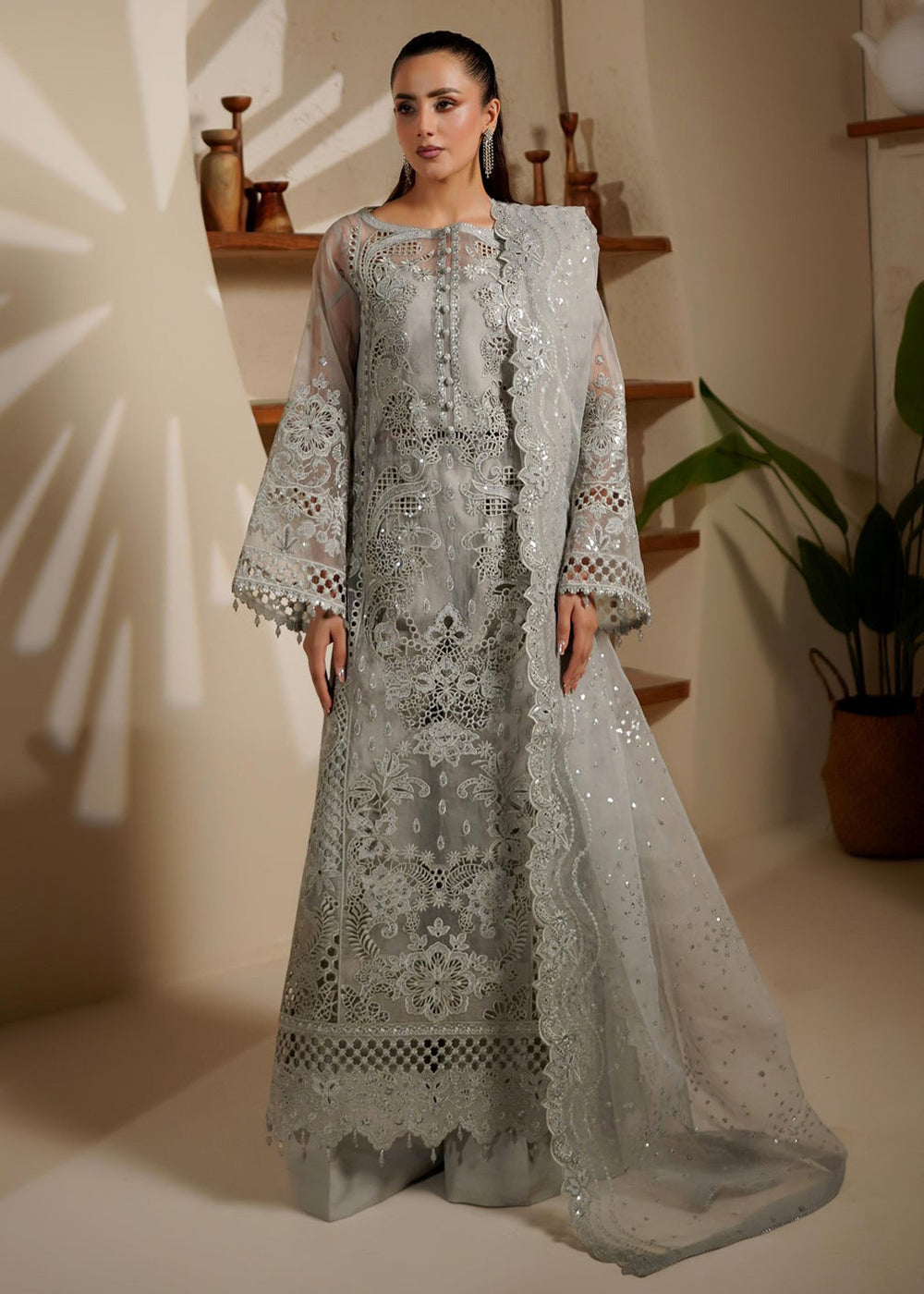 Buy Now Noir Luxe Formals '25 by Maryam's | SHELINA - 1402 Online in USA, UK, Canada, Greece, Germany, Ireland, Italy, Greece, Sweden & Worldwide at Empress.