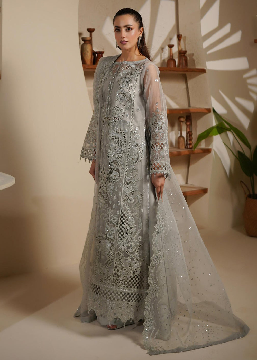 Buy Now Noir Luxe Formals '25 by Maryam's | SHELINA - 1402 Online in USA, UK, Canada, Greece, Germany, Ireland, Italy, Greece, Sweden & Worldwide at Empress.