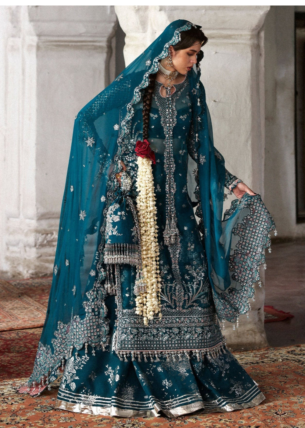 Buy Now Mussarat Wedding Formals by Hussain Rehar | Zebunisa Online in US, UK, Canada, France, Italy, Germany, Greece, Sweden, Africa & Worldwide at Empress.