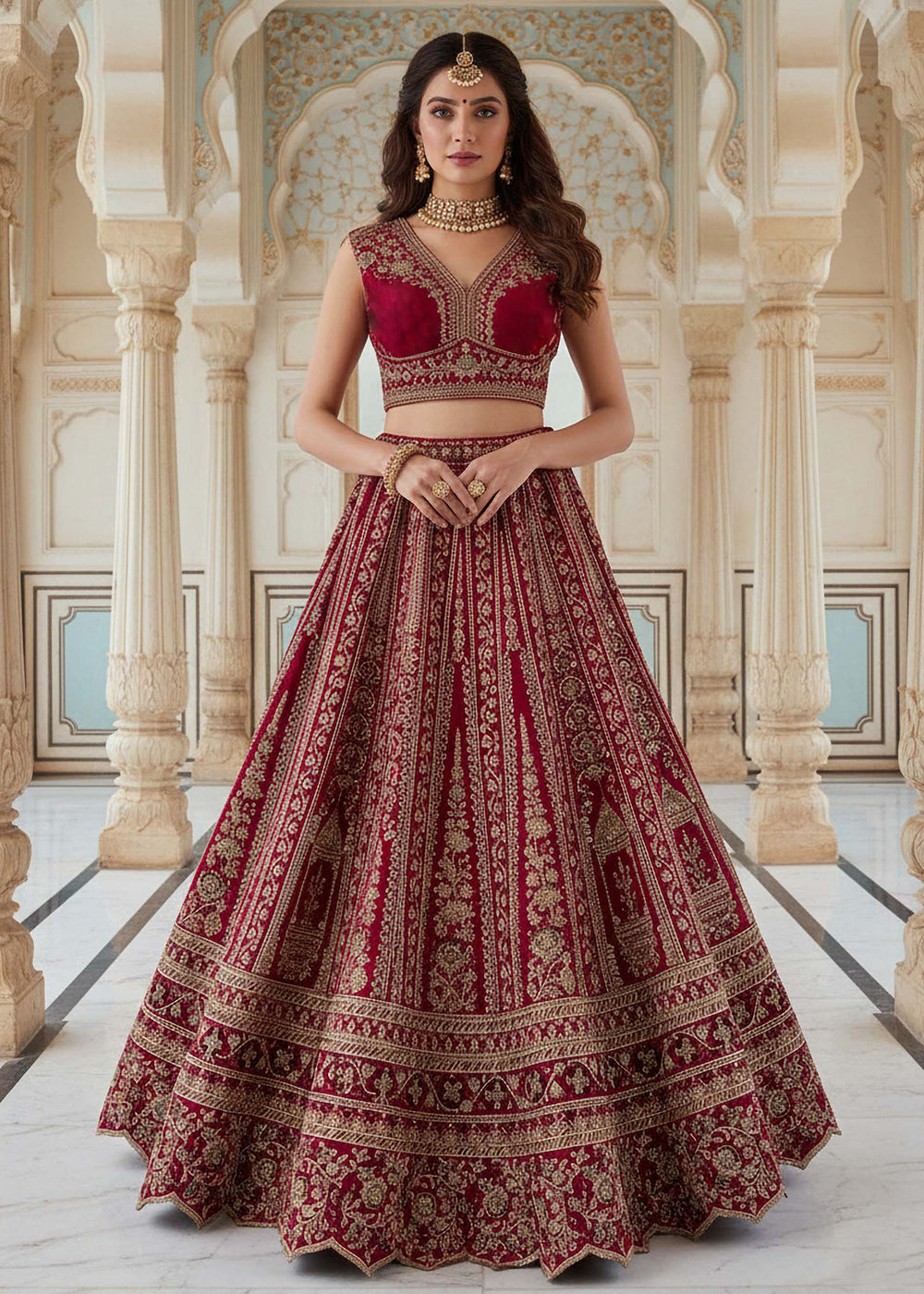 Buy Now Premium Silk Designer Pink Bridal Lehenga Online in US, UK, Canada, France, Germany, Sweden, Greece, Denmark, Spain, Africa, UAE & Worldwide at Empress.
