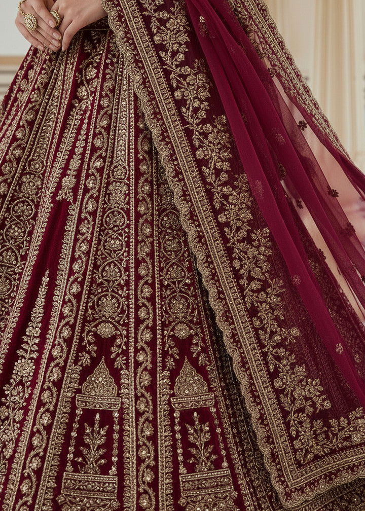 Buy Now Premium Silk Designer Pink Bridal Lehenga Online in US, UK, Canada, France, Germany, Sweden, Greece, Denmark, Spain, Africa, UAE & Worldwide at Empress.