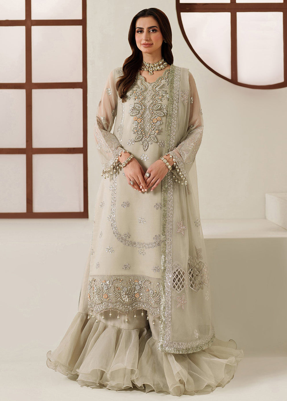 Buy Now Reena Handwork Luxury Chiffon '25 by Alizeh | AF-4049 Nashmia Online in USA, UK, Canada, France, Italy, Germany, Greece, Ireland & Worldwide at Empress.