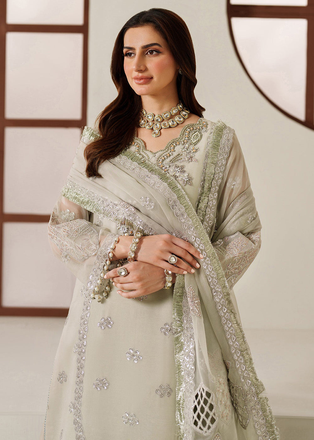 Buy Now Reena Handwork Luxury Chiffon '25 by Alizeh | AF-4049 Nashmia Online in USA, UK, Canada, France, Italy, Germany, Greece, Ireland & Worldwide at Empress.
