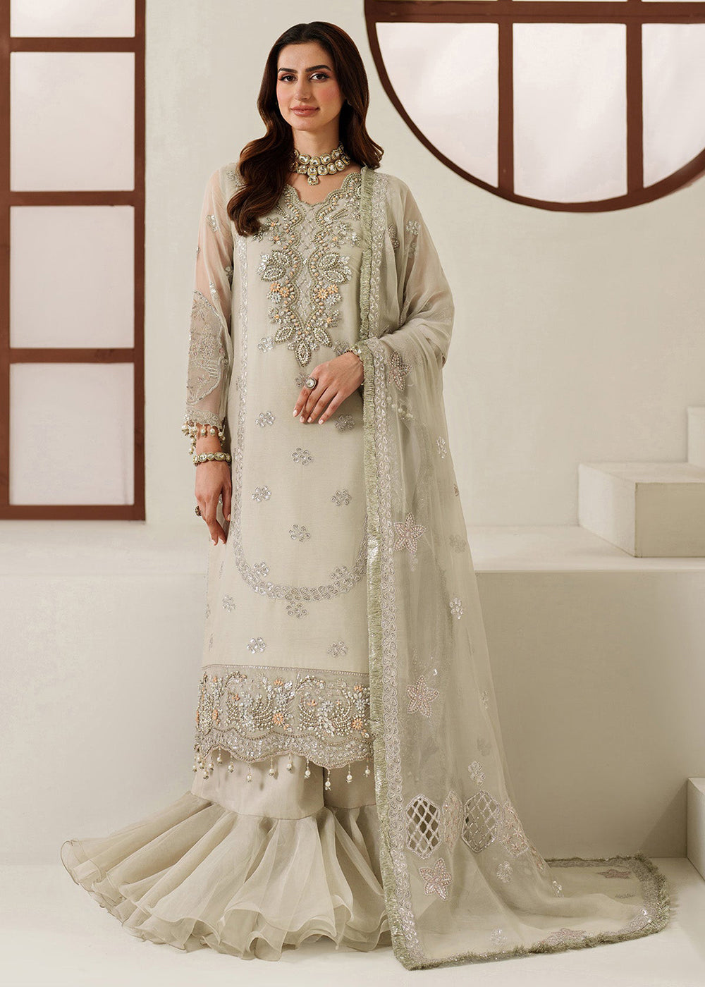 Buy Now Reena Handwork Luxury Chiffon '25 by Alizeh | AF-4049 Nashmia Online in USA, UK, Canada, France, Italy, Germany, Greece, Ireland & Worldwide at Empress.