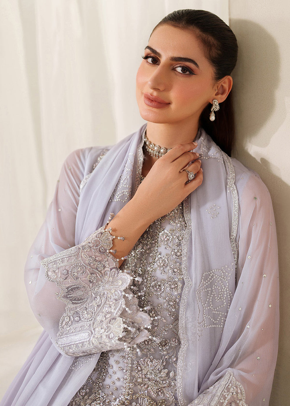 Buy Now Reena Handwork Luxury Chiffon '25 by Alizeh | AF-4050 Feeha Online in USA, UK, Canada, France, Italy, Germany, Greece, Ireland & Worldwide at Empress.