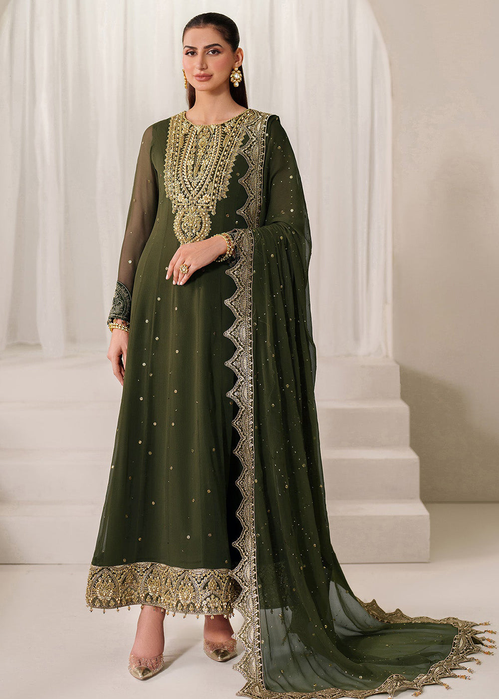 Buy Now Reena Handwork Luxury Chiffon '25 by Alizeh | AF-4051 Rekha Online in USA, UK, Canada, France, Italy, Germany, Greece, Ireland & Worldwide at Empress.