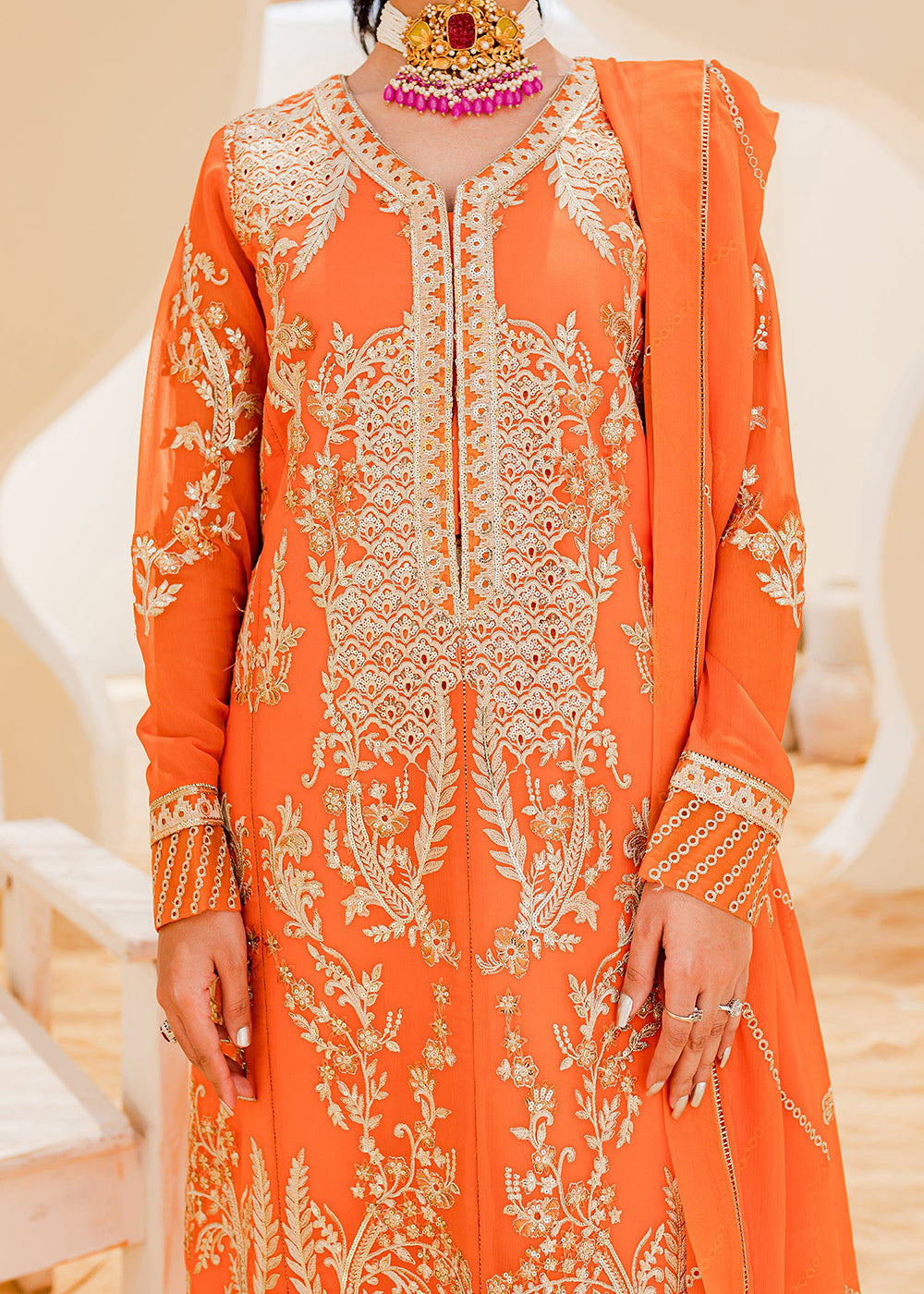 Buy Now Sejal Luxury Formals 2023 by Maryum & Maria | ORIOLE (QS23-506) Online in USA, UK, Canada & Worldwide at Empress Clothing. 