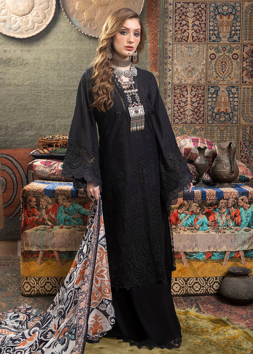 Buy Now Adan's Libas Embroidered Lawn 2024 by Ayesha Zia | 5515 Online at Empress Online in USA, UK, Canada & Worldwide at Empress Clothing. 