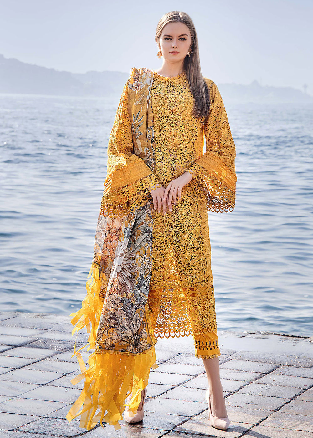 Buy Now Adan's Libas Embroidered Lawn 2024 by Irha Zia | 5545 Online at Empress Online in USA, UK, Canada & Worldwide at Empress Clothing. D