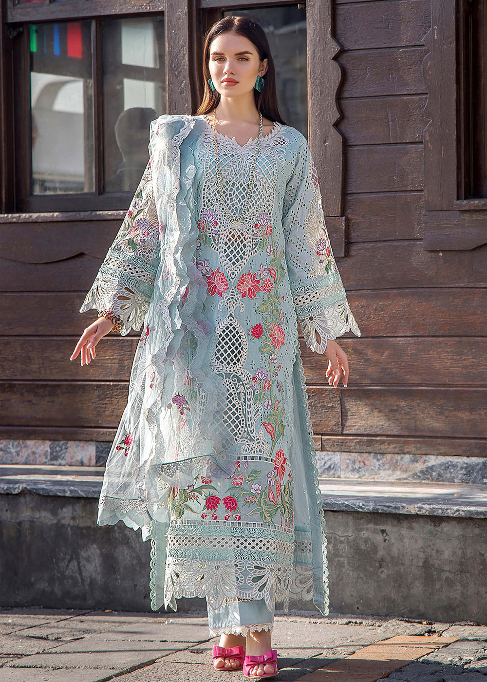Buy Now Adan's Libas Embroidered Lawn 2024 by Irha Zia | 5547 Online at Empress Online in USA, UK, Canada & Worldwide at Empress Clothing.