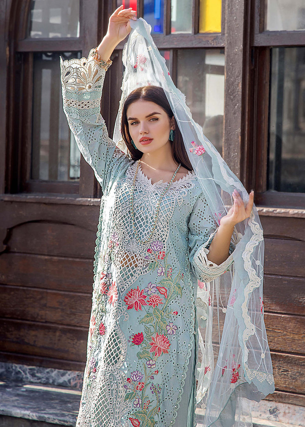Buy Now Adan's Libas Embroidered Lawn 2024 by Irha Zia | 5547 Online at Empress Online in USA, UK, Canada & Worldwide at Empress Clothing.
