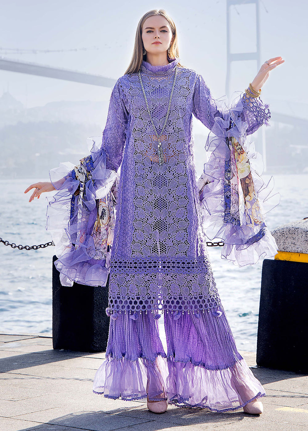 Buy Now Adan's Libas Embroidered Lawn 2024 by Irha Zia | 5549 Online at Empress Online in USA, UK, Canada & Worldwide at Empress Clothing.