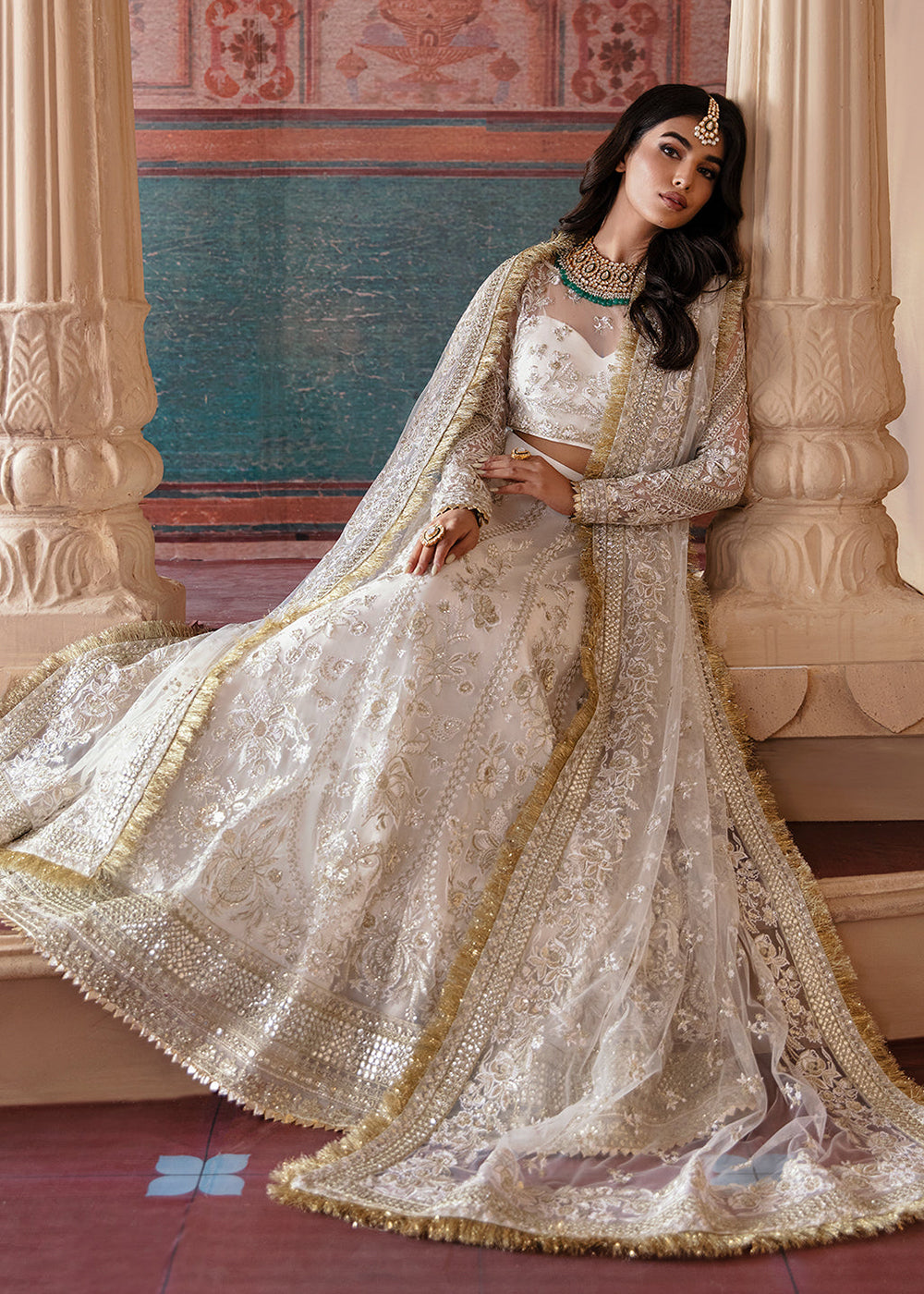 Buy Now Shehnai Wedding Formals '23 by Afrozeh - KHAZINA Online at Empress Online in USA, UK, Canada & Worldwide at Empress Clothing. 