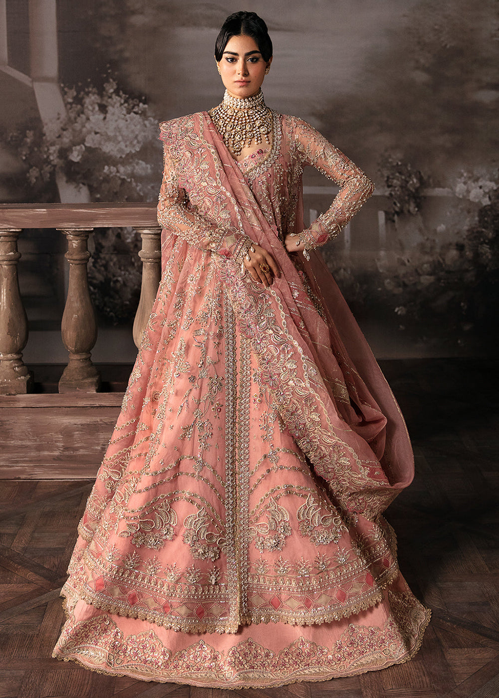 Buy 60/6XL Size Abaya Style Pakistani Lehenga Choli Online for Women in USA
