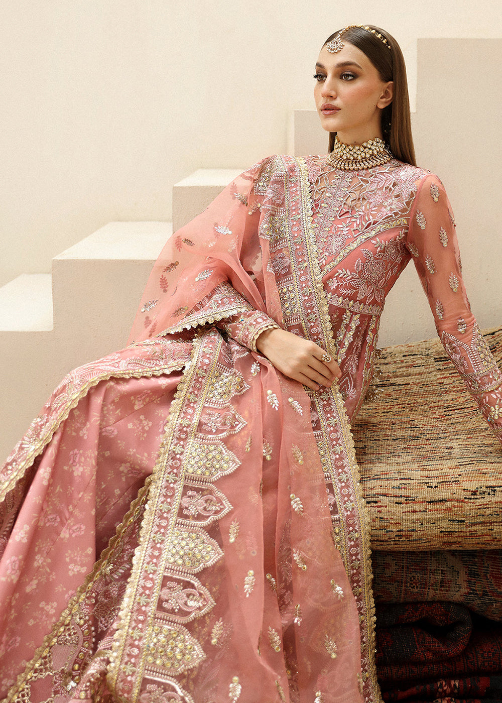 Buy Now Shehnai Wedding Formals '24 by Afrozeh | Shahpara Online at Empress Online in USA, UK, France, UAE, Canada & Worldwide at Empress Clothing.