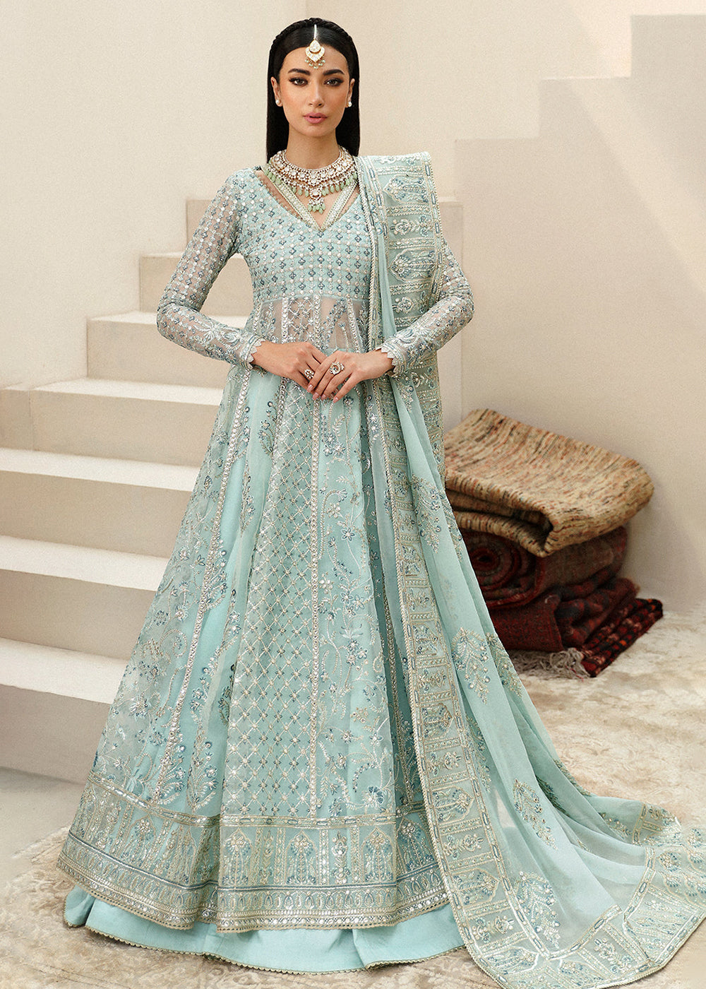 Buy Now Shehnai Wedding Formals '24 by Afrozeh | Tazmeen Online at Empress Online in USA, UK, France, UAE, Canada & Worldwide at Empress Clothing.